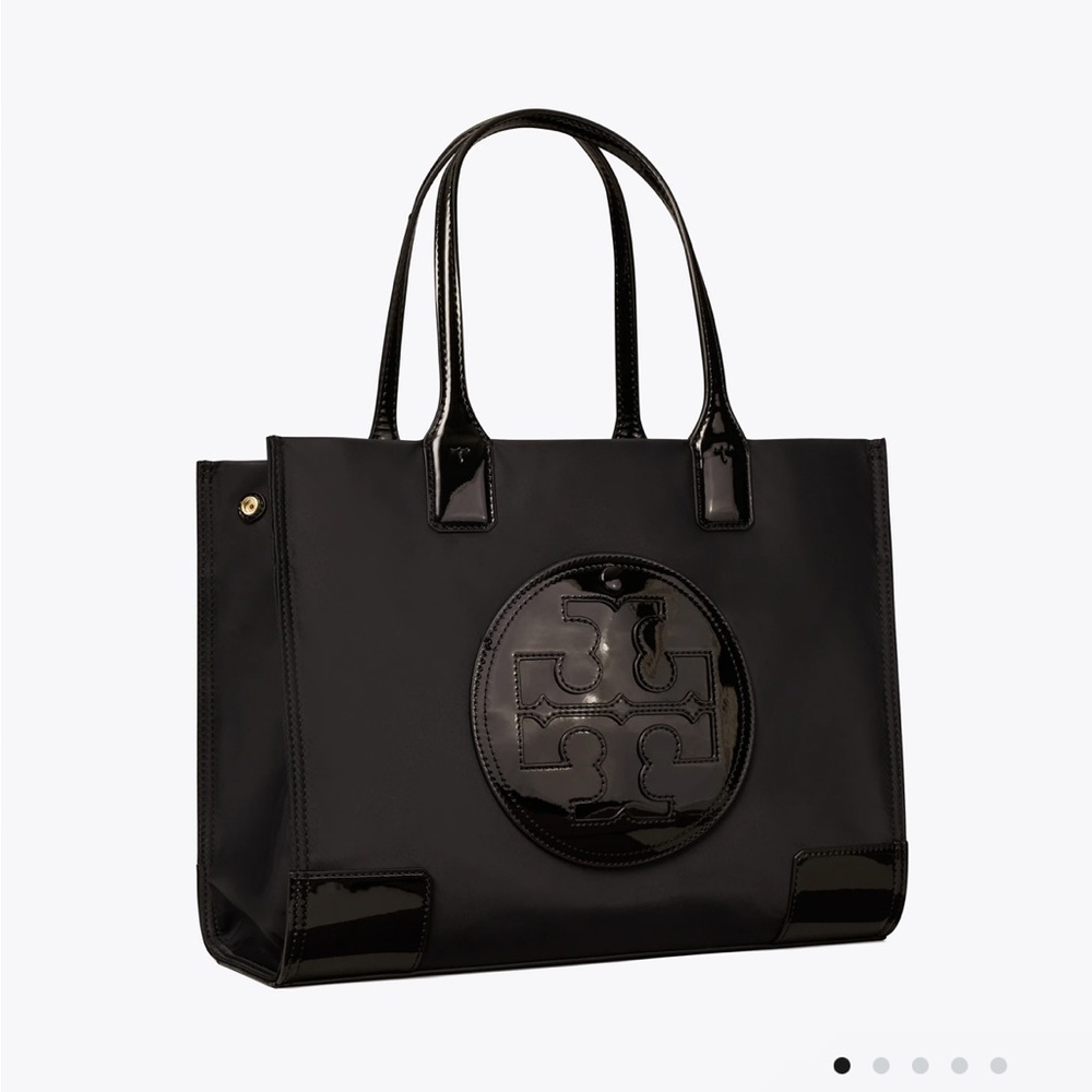 Tory Burch Large Ella Nylon Tote Bag Black